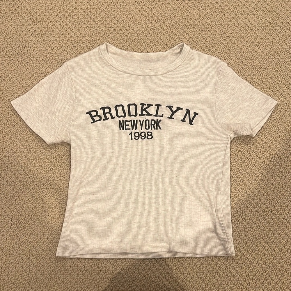 Brooklyn New York Crop Tee